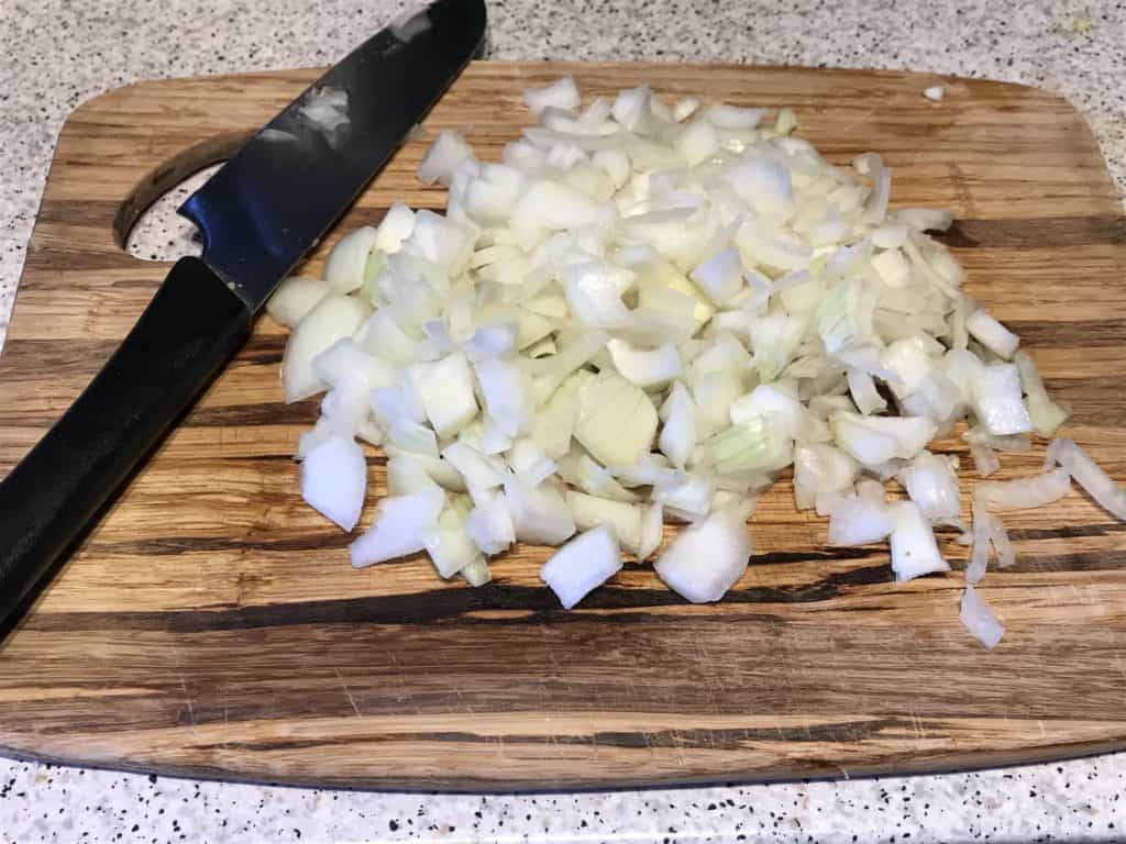 Chopped onion