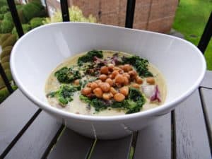quick chickpea spinach curry