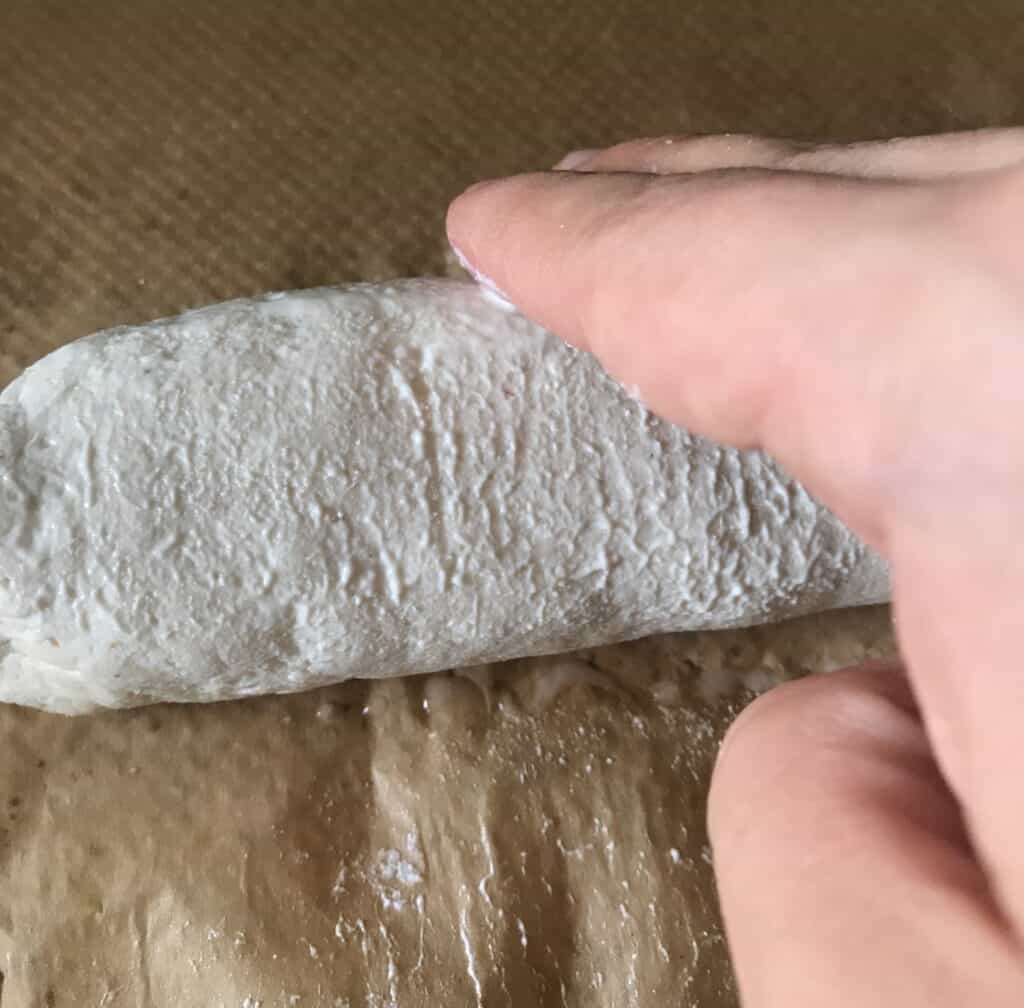 Giving texture to vegan goat cheese