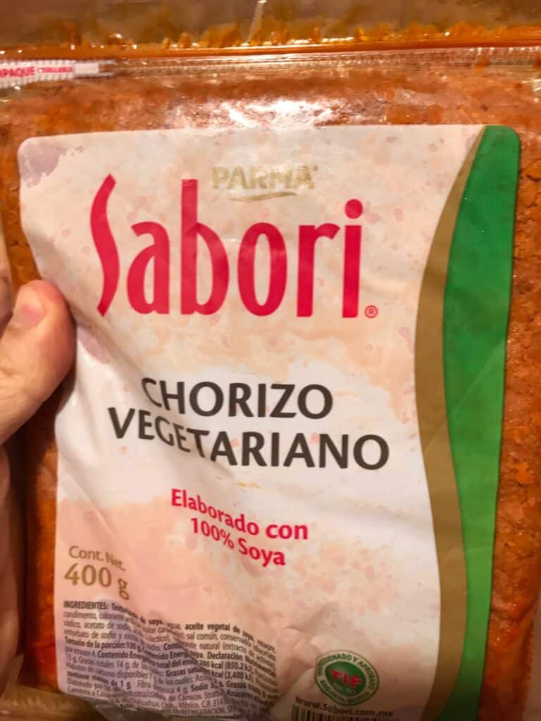 Sabori vegetarian chorizo