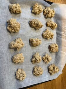 Vegan buffalo wings on a tray raw