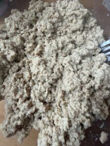 Dough for vegan buffalo wings